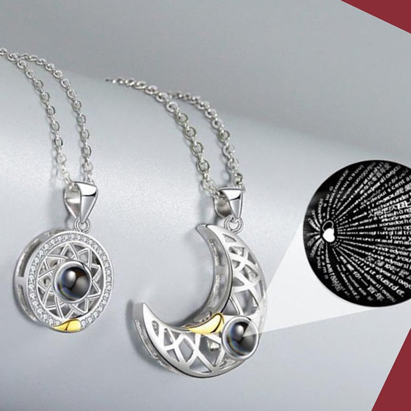 Collar sol & luna | TE AMO EN 100 IDIOMAS
